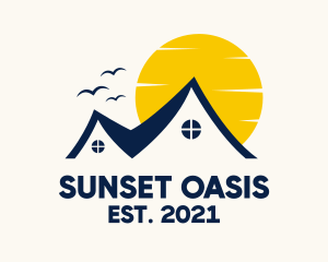 Sunset Home Realty logo design