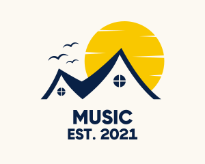 Sunset Home Realty logo design
