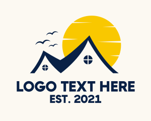 Land Developer - Sunset Home Realty logo design