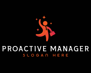 Manager - Corporate Career Worker logo design