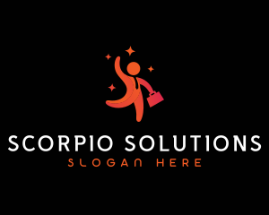 Corporate Career Worker logo design