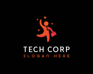 Corporation - Corporate Career Worker logo design