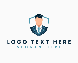 Suit - Professional Employee Agent logo design