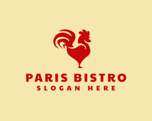 Red Rooster Chicken  logo design