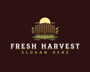 Produce - Grass Garden Fence logo design