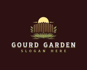 Grass Garden Fence logo design