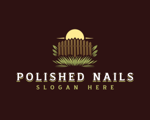 Grass Garden Fence logo design