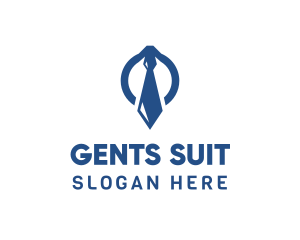 Corporate Tie Suit logo design