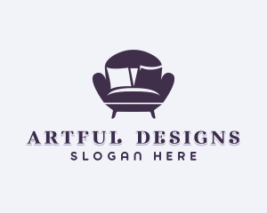 Interior Design Sofa Chair logo design