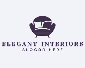 Interior Design Sofa Chair logo design