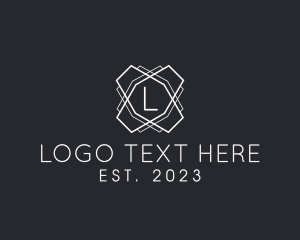 Geometric - Geometric Line Interior Design logo design