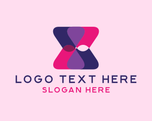 Double - Generic Double Hourglass logo design