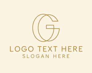 Beauty Clinic - Elegant Boutique Letter G logo design