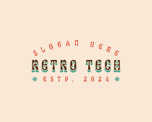 Retro Hippie Brand logo design