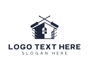 Builder - Repairman Home Builder Tools logo design