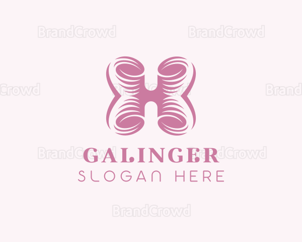 Beauty Salon Letter H Logo