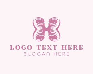 Hair Stylist - Beauty Salon Letter H logo design