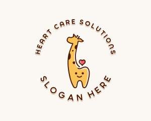 Giraffe Dental Clinic logo design