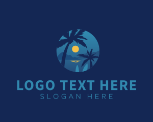 Travel Agency - Sun Beach Resort logo design