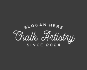 Simple Chalk Business logo design