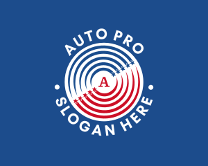 Election - Spiral American Patriotic Star logo design