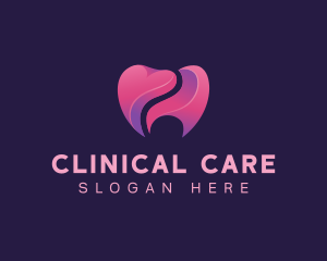 Tooth Heart Dental logo design