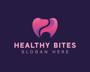 Tooth Heart Dental logo design