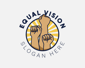 Equality - Equality Advocate Fist logo design