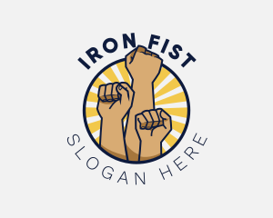 Equality Advocate Fist logo design