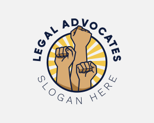 Equality Advocate Fist logo design