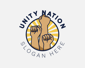 Equality Advocate Fist logo design