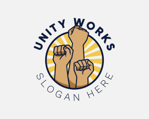 Collaboration - Equality Advocate Fist logo design