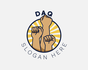 Humanitarian - Equality Advocate Fist logo design