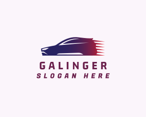 Drag Racing Car Logo