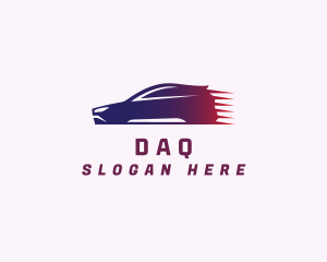 Gradient - Drag Racing Car logo design