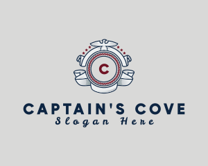 Captain - Pilot Aviation Badge logo design