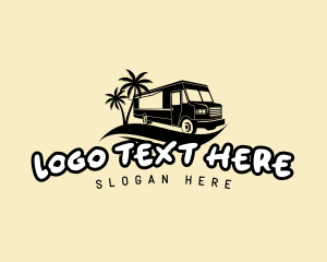 Cuisine - Food Truck Beach logo design