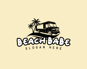 Food Truck Beach logo design