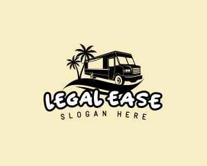 Delivery - Food Truck Beach logo design