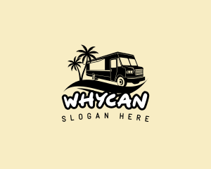 Truck - Food Truck Beach logo design