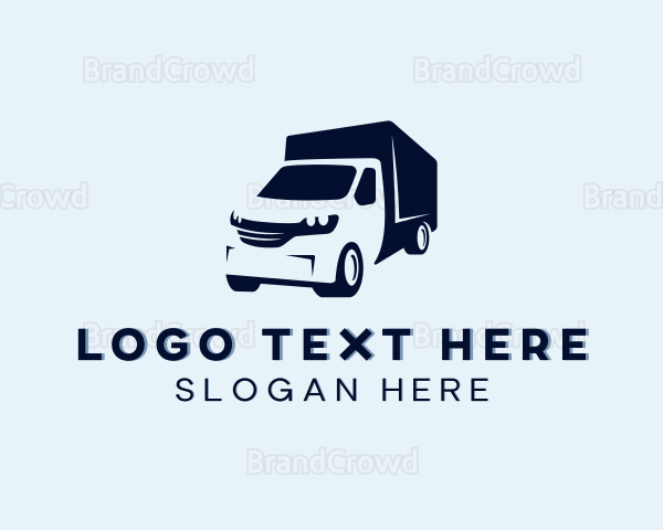Cargo Van Logistics Truck Logo