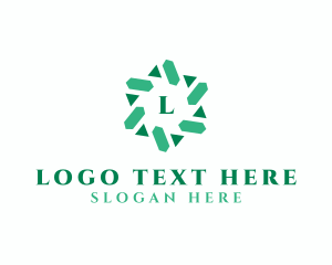 Initial - Geometric Lantern Home Decor logo design