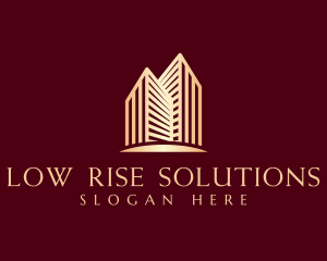 Low Rise - Elegant Business Building logo design