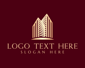 Low Rise - Elegant Business Building logo design
