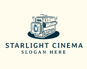 Multimedia Video Camera Cinema logo design