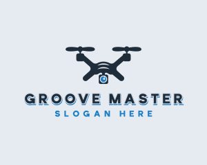 Videography - Surveillance Quadrotor Drone logo design