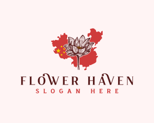 Lotus Flower Garden logo design