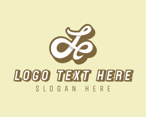 Calligraphic - Elegant Cursive Letter L logo design