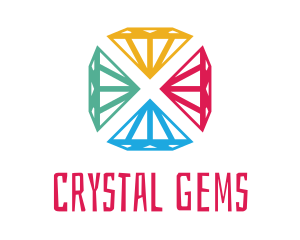 Colorful Diamond Jewelry logo design