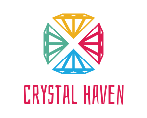 Colorful Diamond Jewelry logo design